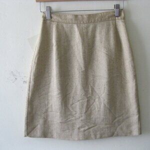 Kips Bay ILGWU Ladies' mini beige Skirt 7/8 (1250)